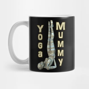 Yoga Mummy Shoulder Stand Pose Mug